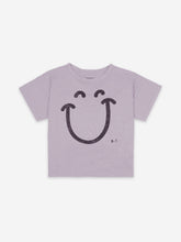 BOBO CHOSES 21春夏紫色笑脸T恤