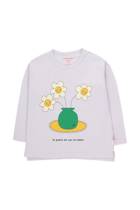 西班牙 Tinycottons  22AW儿童宽松卡通印花长袖T恤打底衫