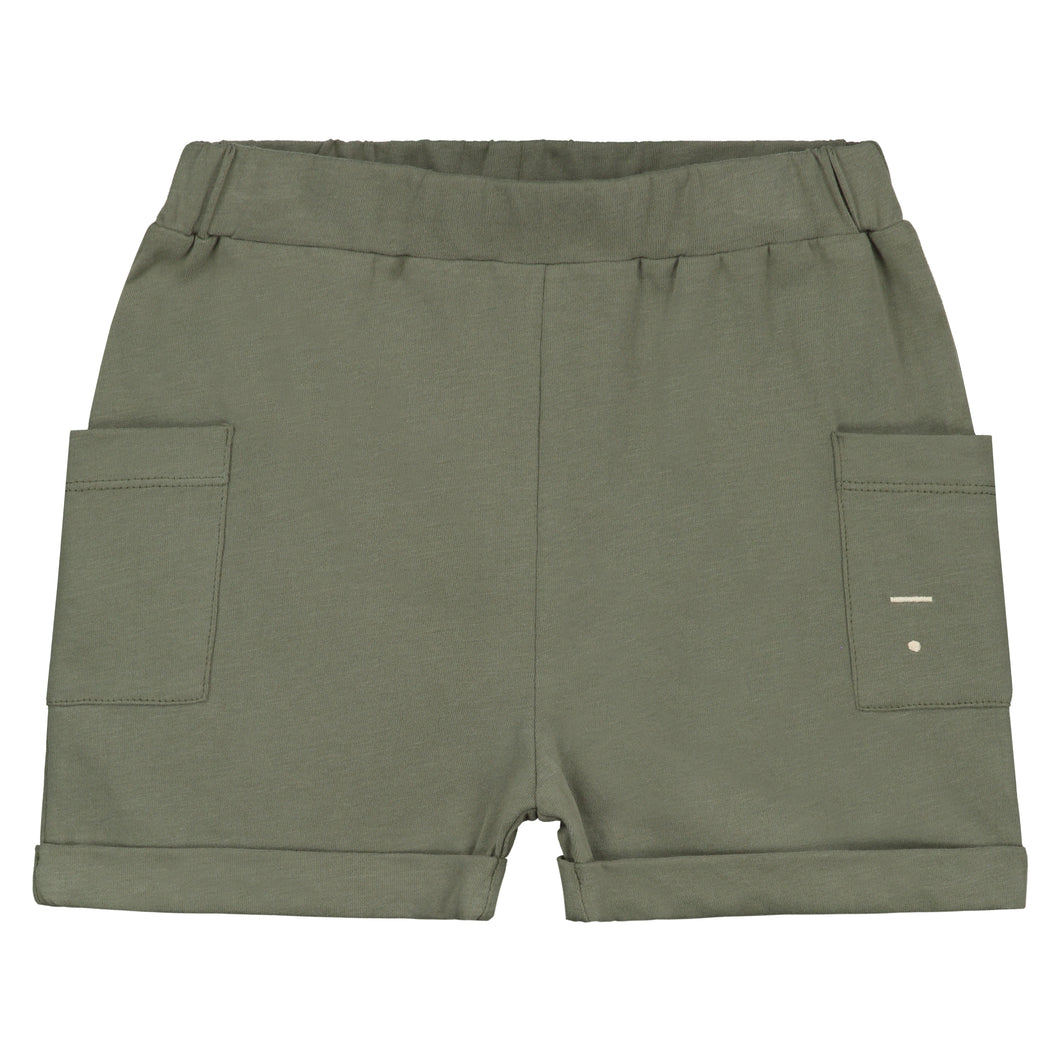 Gray Label 21春夏橄榄绿口袋短裤
