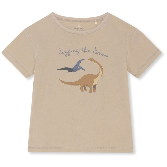 丹麦 Konges Slojd 22SS夏季婴幼儿有机棉可爱印花短袖T恤