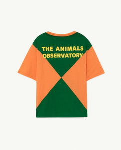 The Animals Observatory 21春夏 橘色撞色T恤