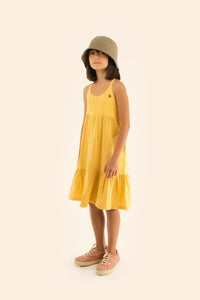 TinyCottons 21春夏 黄色吊带裙